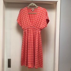Coral and White Mossimo summer dress